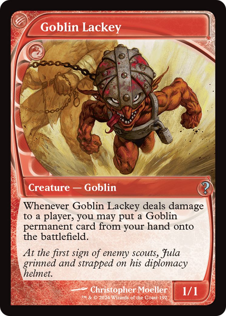 Goblin Lackey (Future Sight) [Mystery Booster 2] | Exor Games Dartmouth