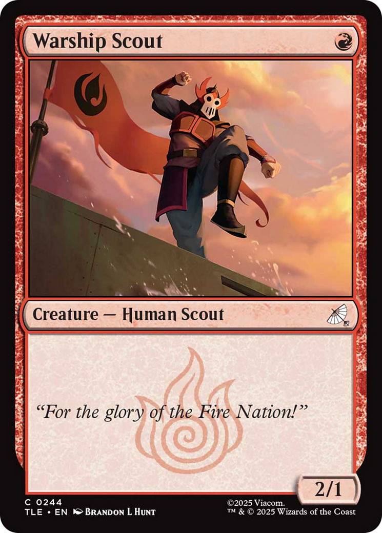 Warship scout [Avatar: The Last Airbender: Eternal-Legal] | Exor Games Dartmouth