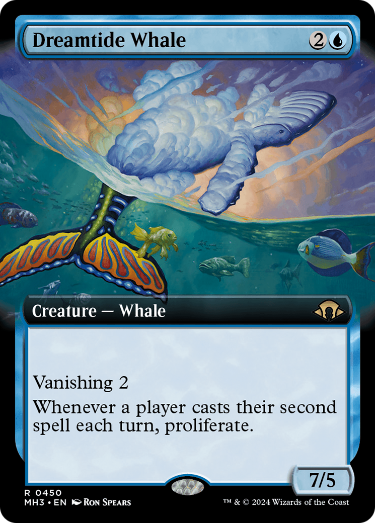 Dreamtide Whale (Extended Art) [Modern Horizons 3] | Exor Games Dartmouth