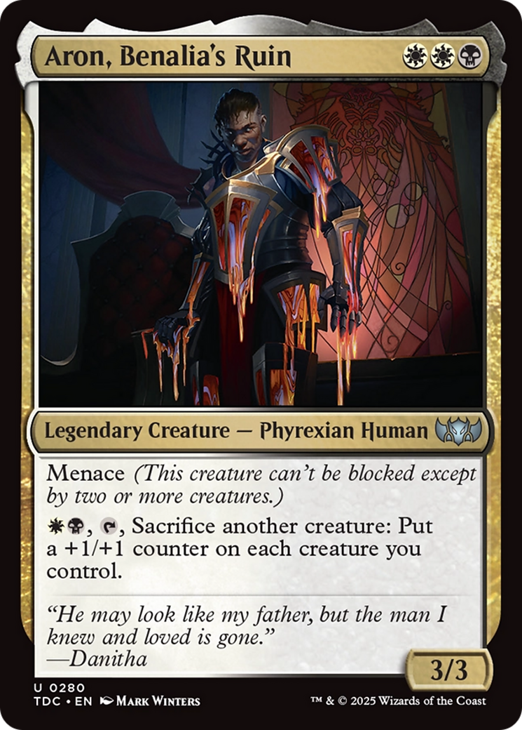 Aron, Benalia's Ruin [Tarkir: Dragonstorm Commander] | Exor Games Dartmouth