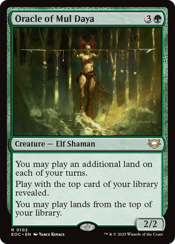 Oracle of Mul Daya [Edge of Eternities Commander] | Exor Games Dartmouth