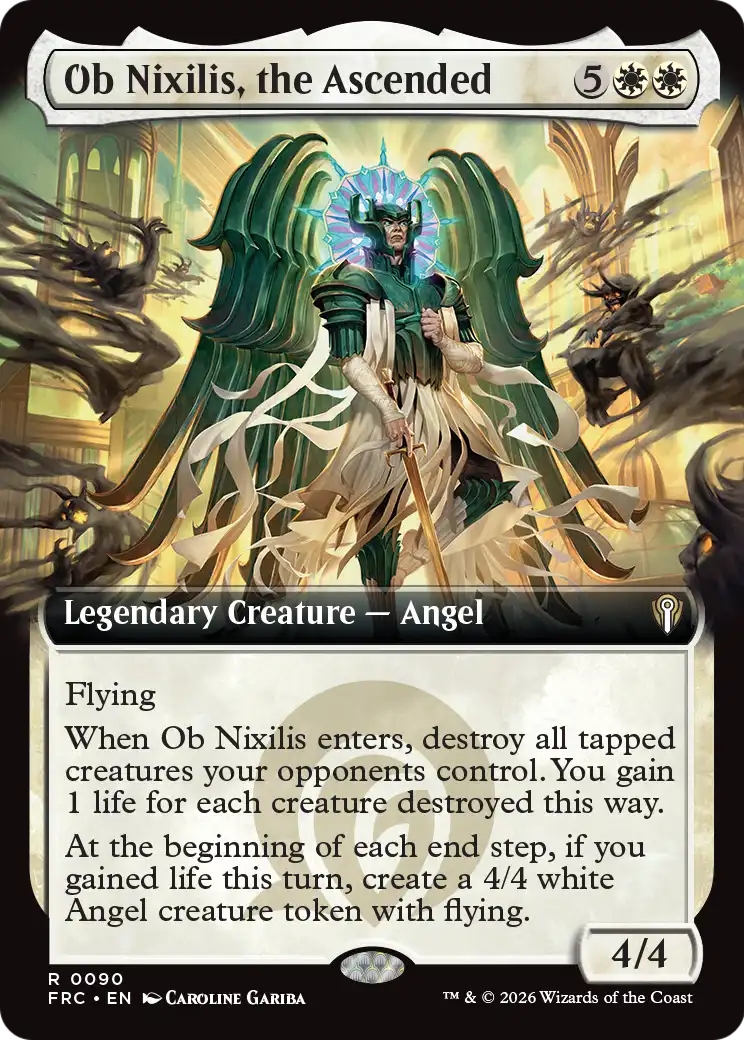 Ob Nixilis, the Ascended (Extended Art) [Reality Fracture Commander] | Exor Games Dartmouth