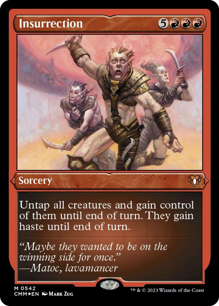 Insurrection (Foil Etched) [Commander Masters] | Exor Games Dartmouth