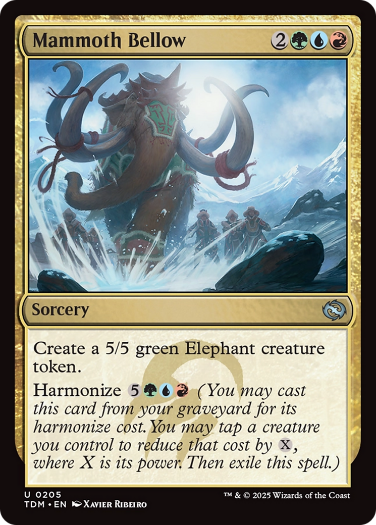 Mammoth Bellow [Tarkir: Dragonstorm] | Exor Games Dartmouth