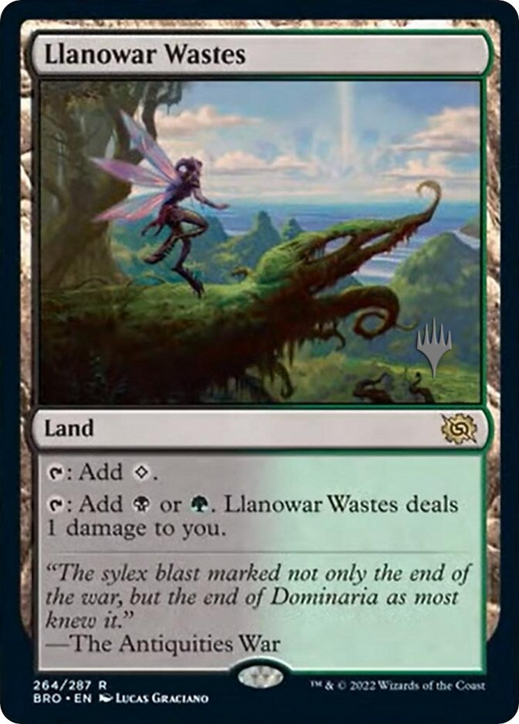 Llanowar Wastes (Promo Pack) [The Brothers' War Promos] | Exor Games Dartmouth