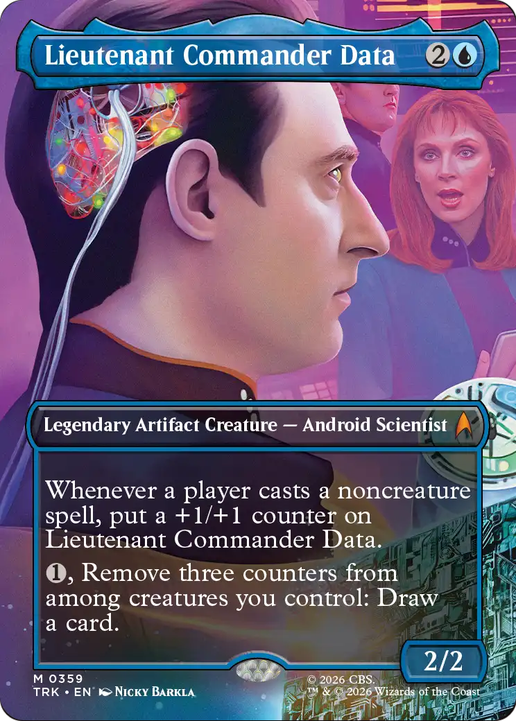 Lieutenant Commander Data (Borderless) [Star Trek] | Exor Games Dartmouth