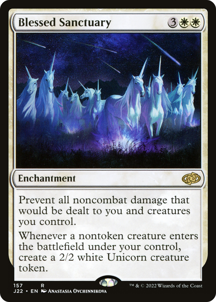 Blessed Sanctuary [Jumpstart 2022] | Exor Games Dartmouth