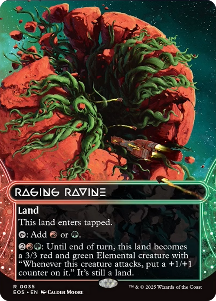 Raging Ravine (0035) (Borderless) [Edge of Eternities: Stellar Sights] | Exor Games Dartmouth