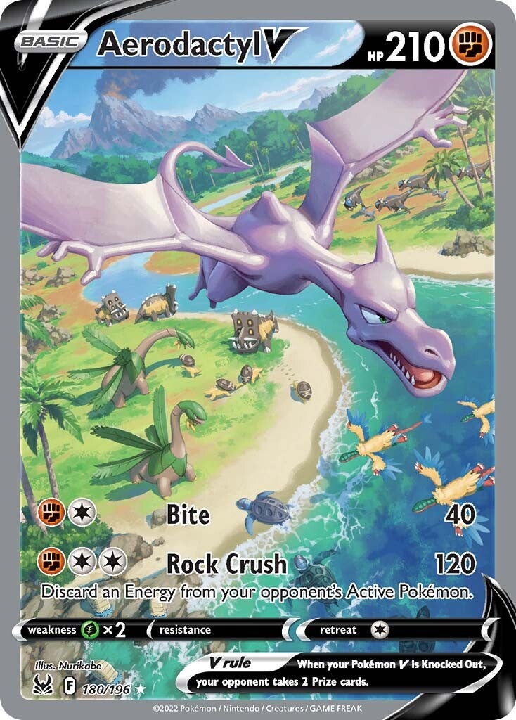 Aerodactyl V (180/196) [Sword & Shield: Lost Origin] | Exor Games Dartmouth