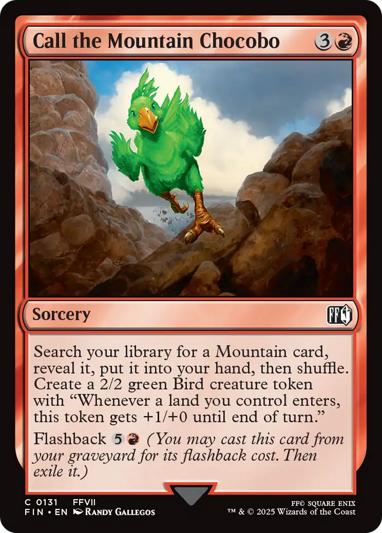 Call the Mountain Chocobo [FINAL FANTASY] | Exor Games Dartmouth