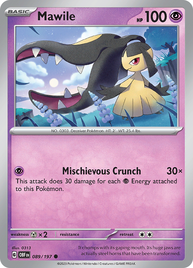 Mawile (089/197) [Scarlet & Violet: Obsidian Flames] | Exor Games Dartmouth