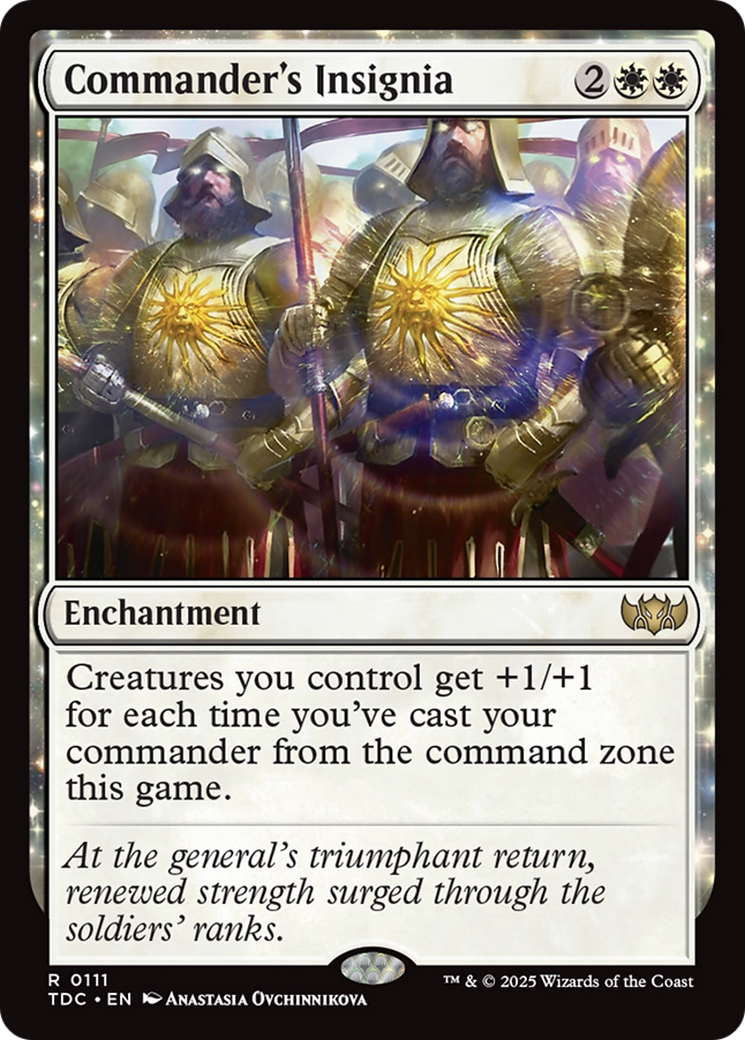Commander's Insignia [Tarkir: Dragonstorm Commander] | Exor Games Dartmouth