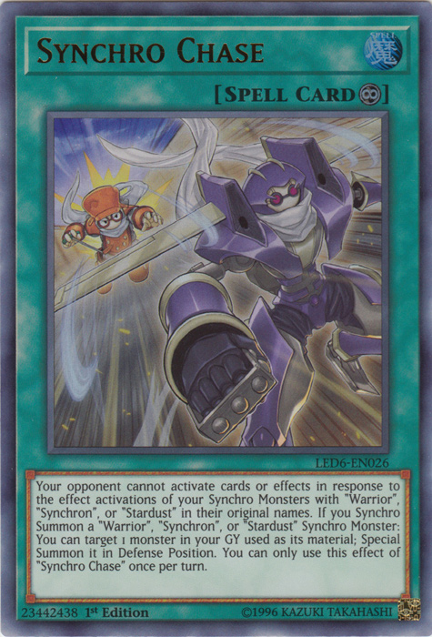 Synchro Chase [LED6-EN026] Ultra Rare | Exor Games Dartmouth