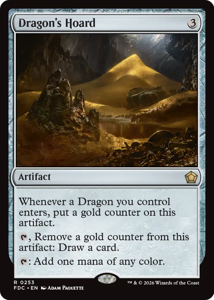 Dragon's Hoard [Foundations Commander] | Exor Games Dartmouth