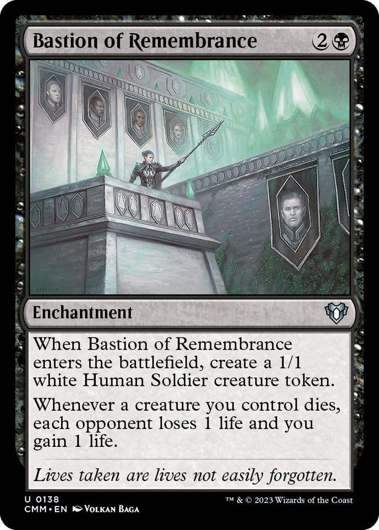 Bastion of Remembrance [Commander Masters] | Exor Games Dartmouth