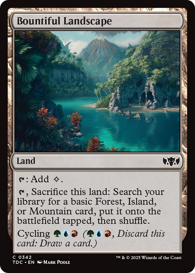 Bountiful Landscape [Tarkir: Dragonstorm Commander] | Exor Games Dartmouth