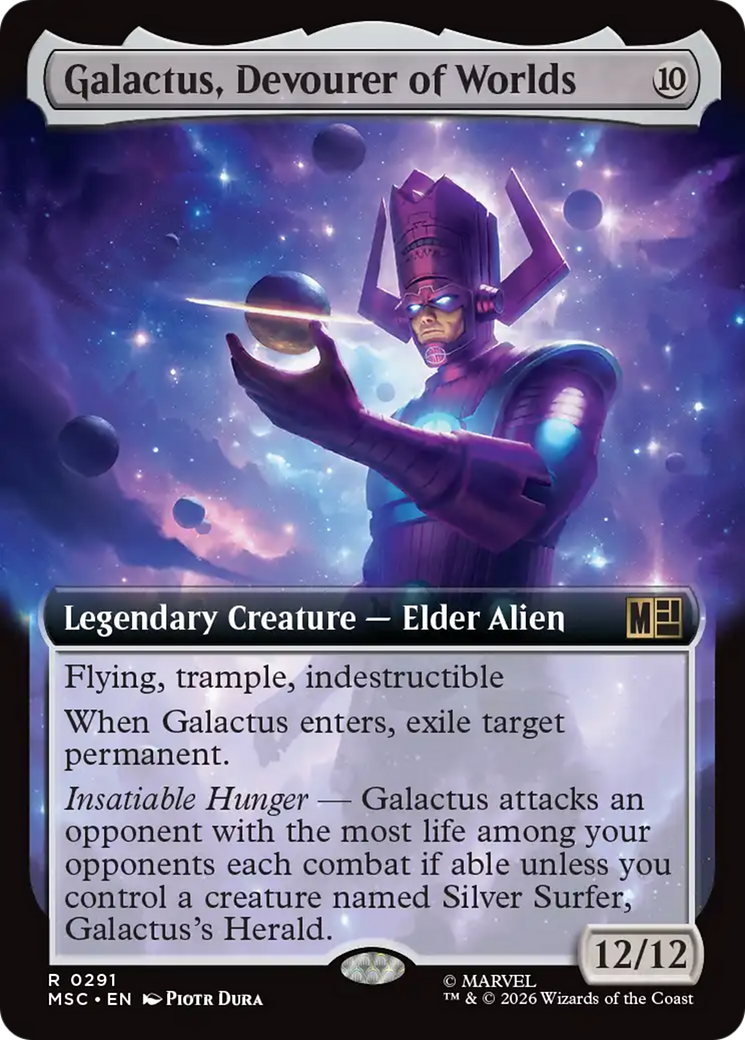 Galactus, Devourer of Worlds (Extended Art) [Marvel Super Heroes Commander] | Exor Games Dartmouth