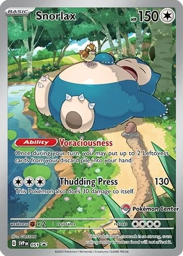 Snorlax (051) (Pokemon Center) [Scarlet & Violet: Black Star Promos] | Exor Games Dartmouth