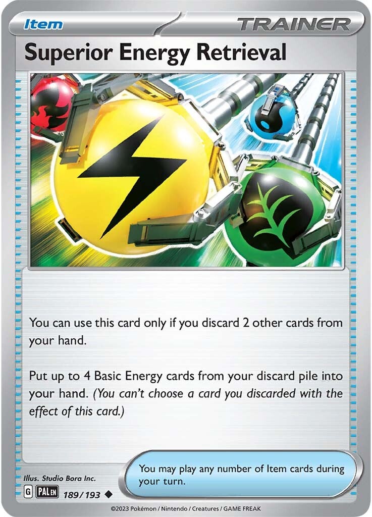 Superior Energy Retrieval (189/193) [Scarlet & Violet: Paldea Evolved] | Exor Games Dartmouth