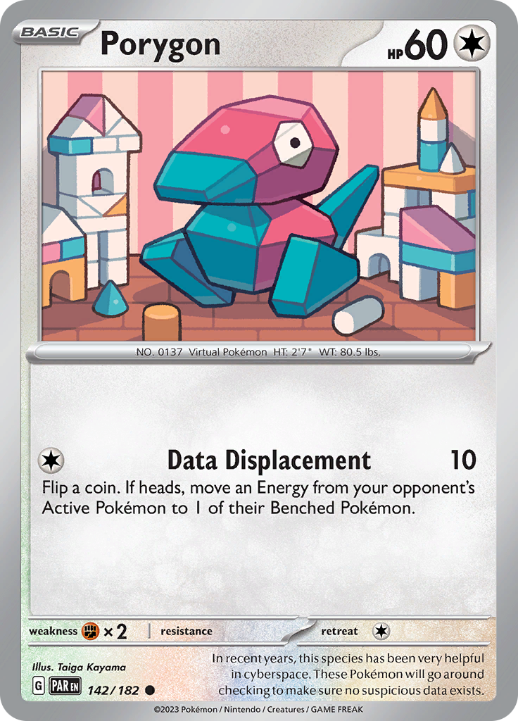 Porygon (142/182) [Scarlet & Violet: Paradox Rift] | Exor Games Dartmouth