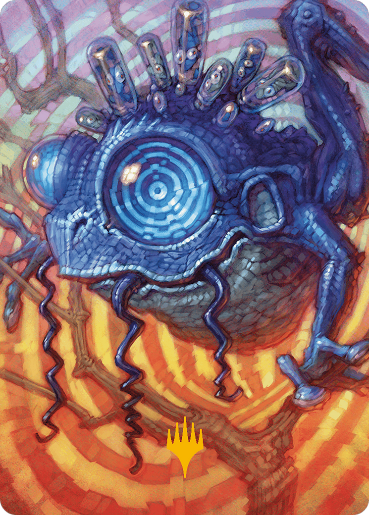 Psychic Frog Art Card (Gold-Stamped Planeswalker Symbol) [Modern Horizons 3 Art Series] | Exor Games Dartmouth