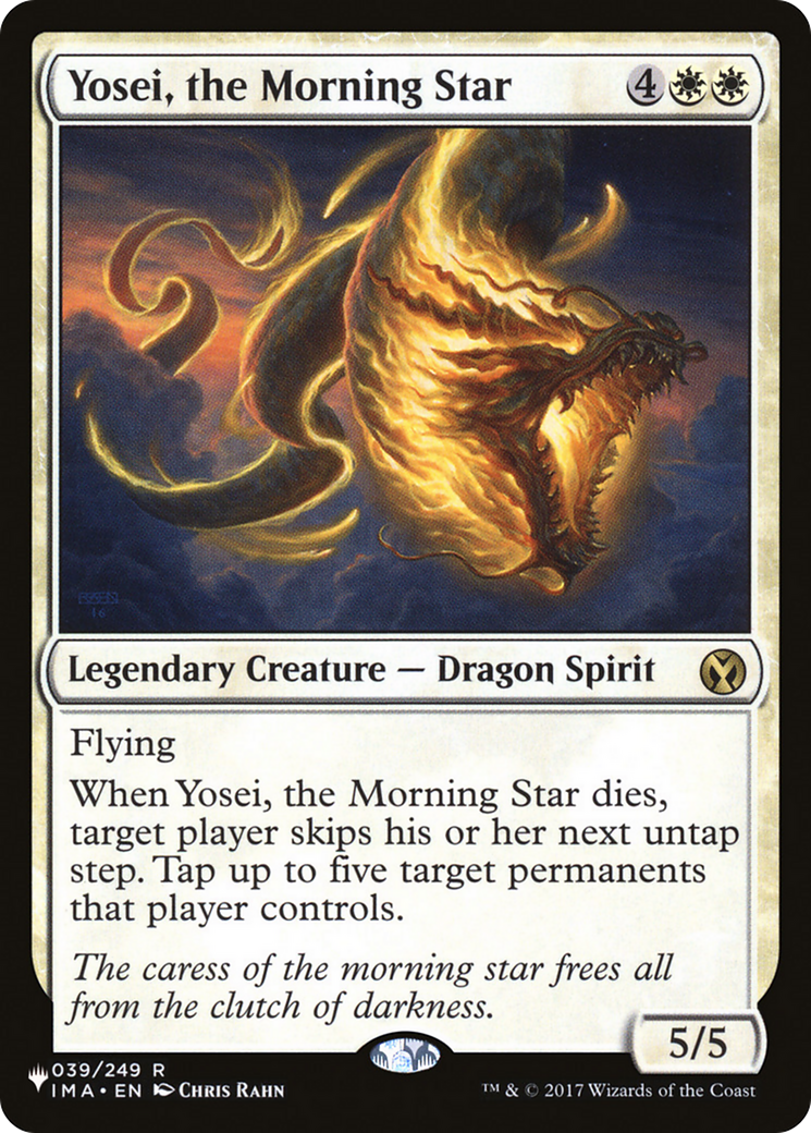 Yosei, the Morning Star [The List Reprints] | Exor Games Dartmouth