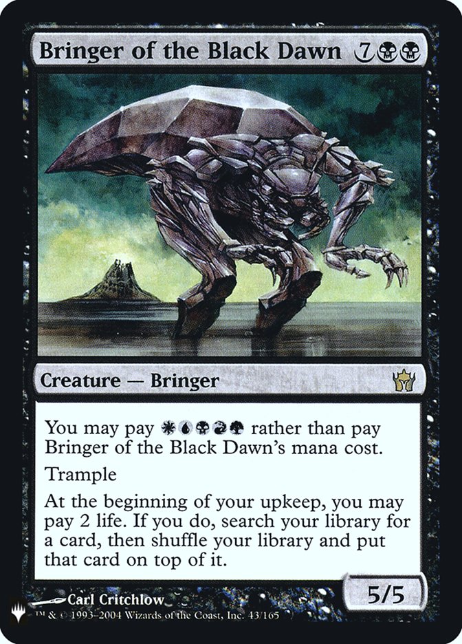 Bringer of the Black Dawn [Mystery Booster] | Exor Games Dartmouth