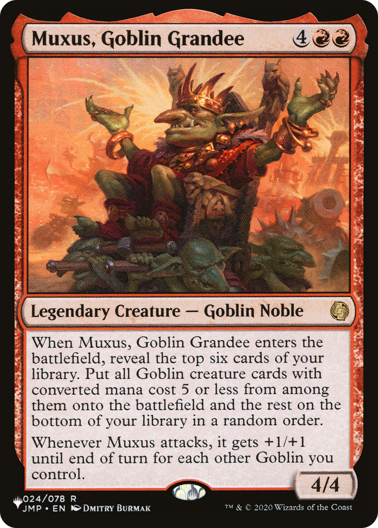 Muxus, Goblin Grandee [The List Reprints] | Exor Games Dartmouth