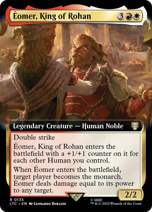 Eomer, King of Rohan (Extended Art) [The Lord of the Rings: Tales of Middle-Earth Commander] | Exor Games Dartmouth