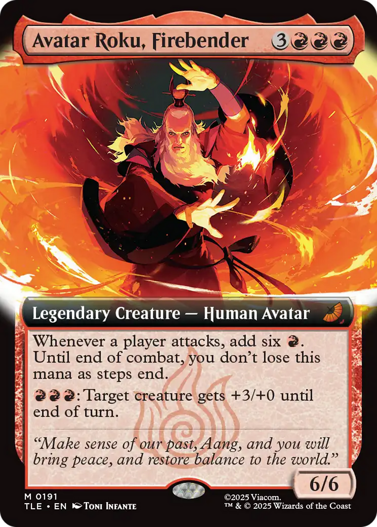 Avatar Roku, Firebender (Extended Art) [Avatar: The Last Airbender: Eternal-Legal] | Exor Games Dartmouth