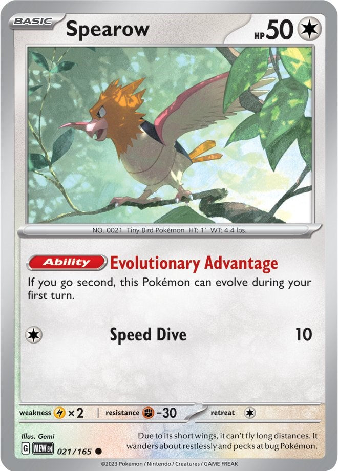 Spearow (021/165) [Scarlet & Violet: 151] | Exor Games Dartmouth