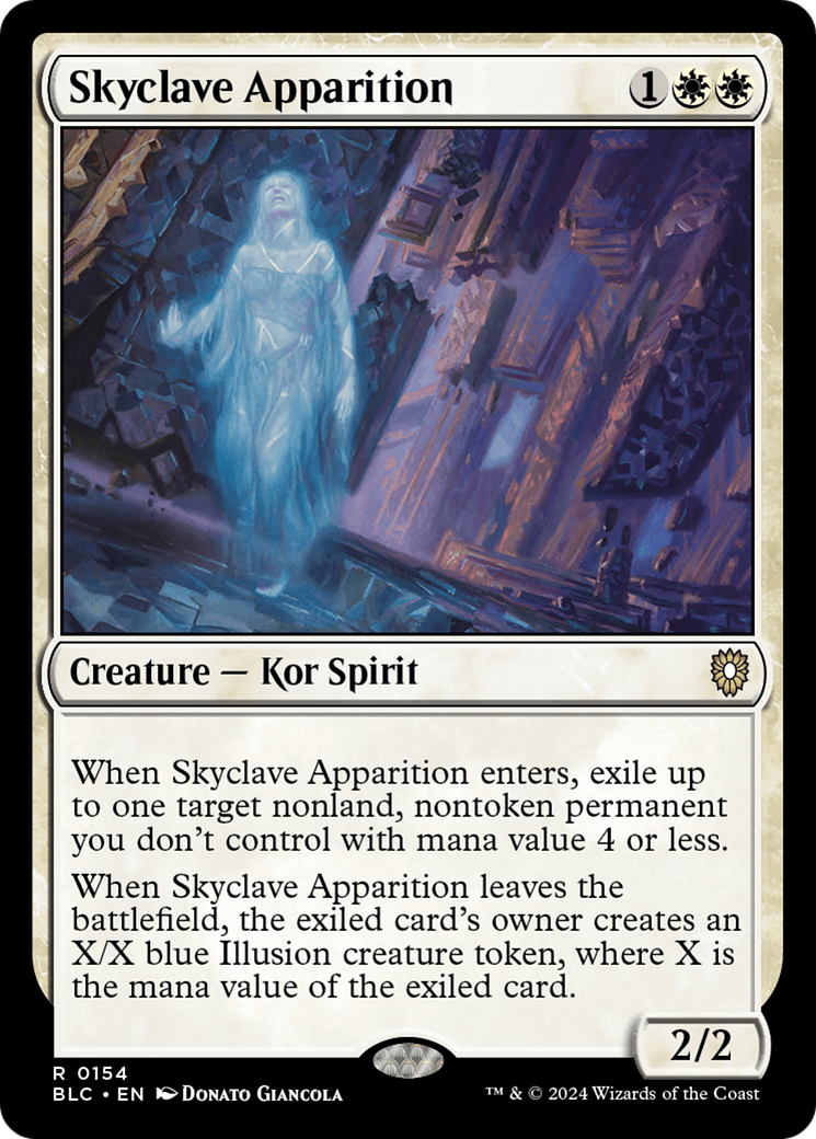 Skyclave Apparition [Bloomburrow Commander] | Exor Games Dartmouth