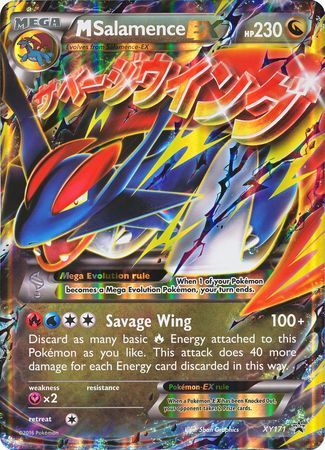 M Salamence EX (XY171) (Jumbo Card) [XY: Black Star Promos] | Exor Games Dartmouth