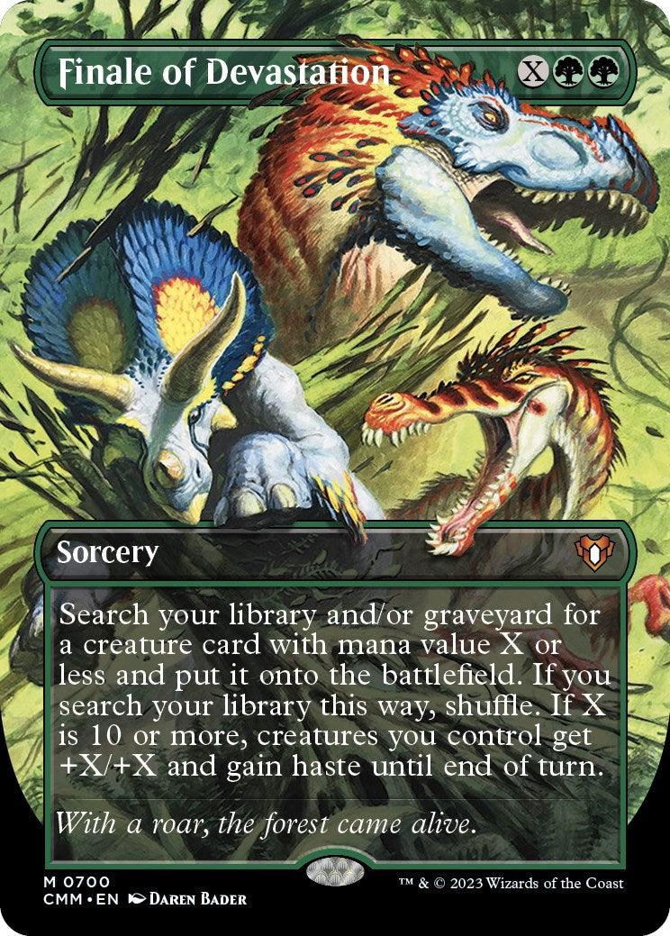 Finale of Devastation (Borderless Alternate Art) [Commander Masters] | Exor Games Dartmouth