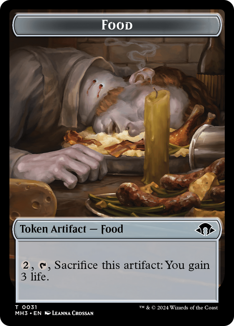 Phyrexian Germ // Food Double-Sided Token [Modern Horizons 3 Tokens] | Exor Games Dartmouth