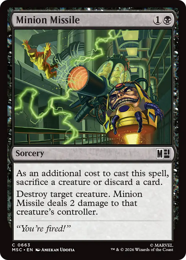 Minion Missile [Marvel Super Heroes Commander] | Exor Games Dartmouth