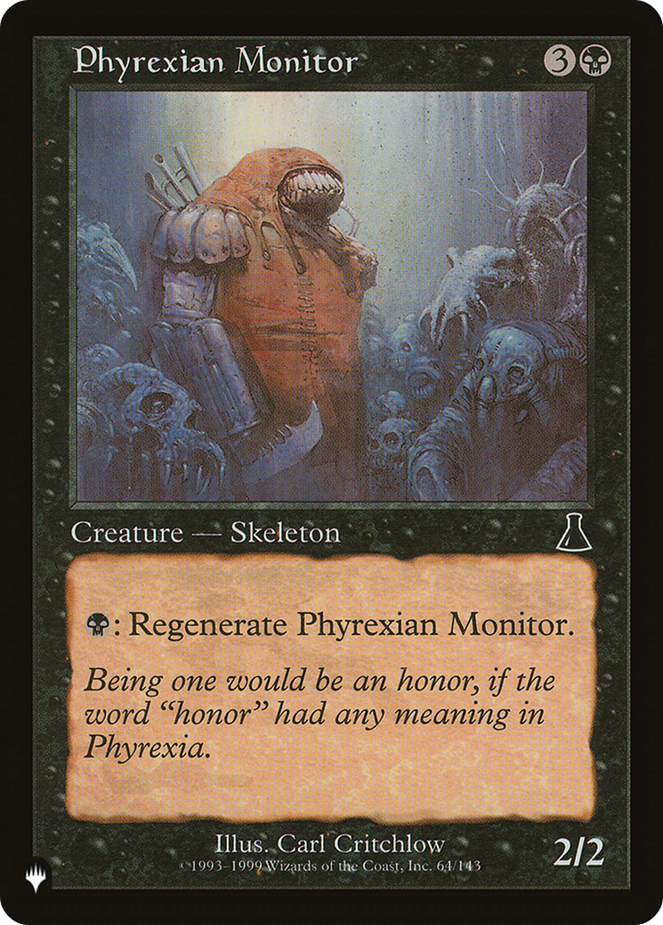 Phyrexian Monitor [The List] | Exor Games Dartmouth