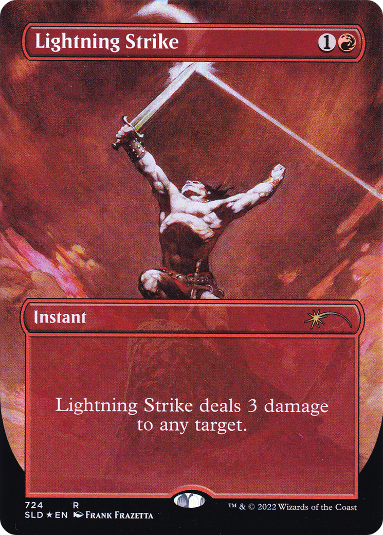 Lightning Strike (Borderless) [Secret Lair Drop Promos] | Exor Games Dartmouth