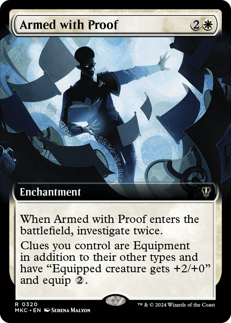 Armed with Proof (Extended Art) [Murders at Karlov Manor Commander] | Exor Games Dartmouth