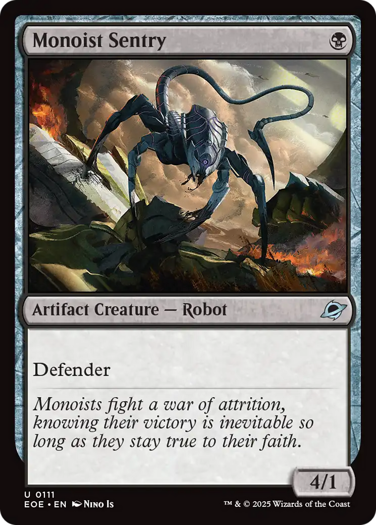 Monoist Sentry [Edge of Eternities] | Exor Games Dartmouth