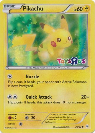 Pikachu (26/83) (Toys R Us Promo) [Miscellaneous Cards] | Exor Games Dartmouth