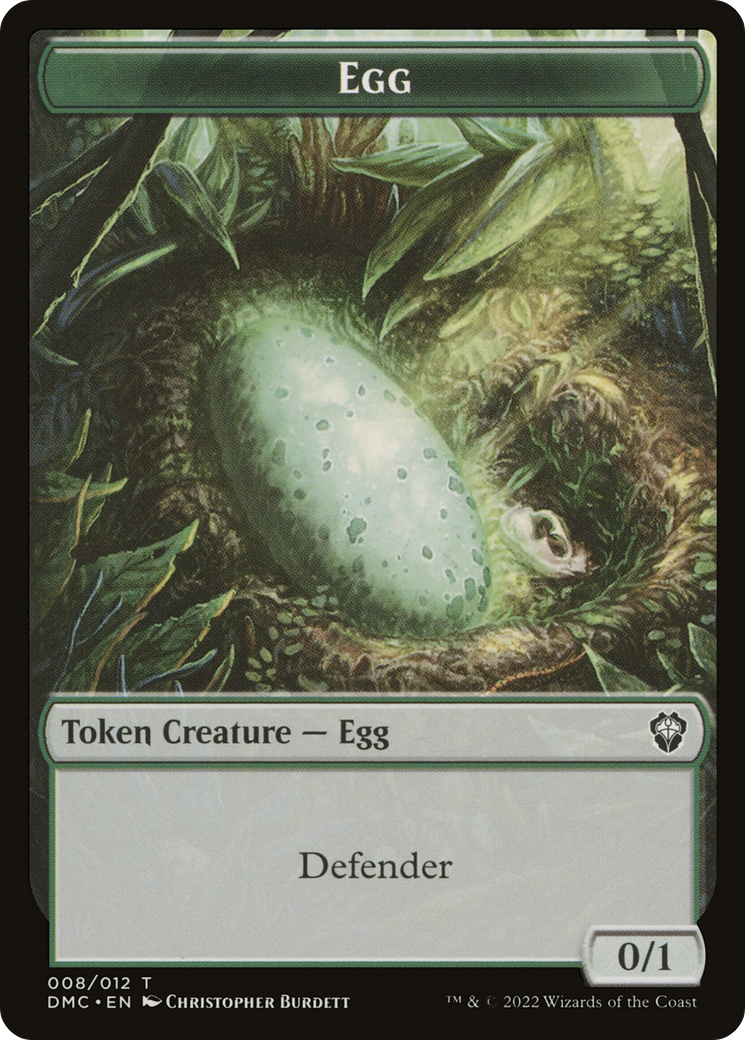 Treasure // Egg Double-Sided Token [Secret Lair Drop Series] | Exor Games Dartmouth