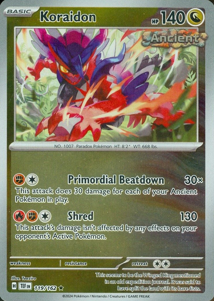 Koraidon (119/162) [Scarlet & Violet: Temporal Forces] | Exor Games Dartmouth