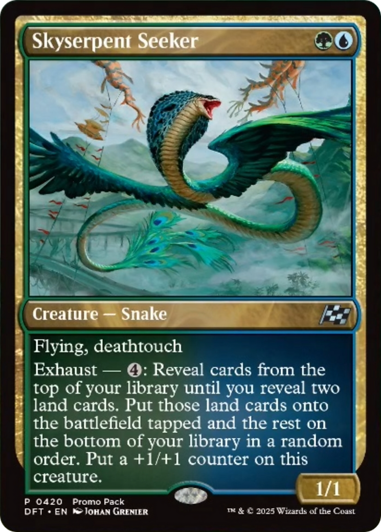 Skyserpent Seeker [Aetherdrift Promos] | Exor Games Dartmouth