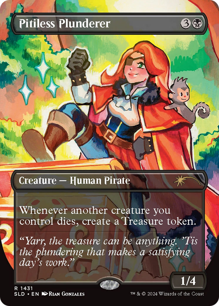 Pitiless Plunderer (Rainbow Foil) [Secret Lair Drop Series] | Exor Games Dartmouth