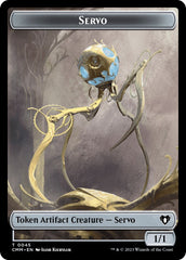 Servo // Construct (0041) Double-Sided Token [Commander Masters Tokens] | Exor Games Dartmouth