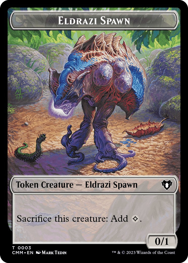 Eldrazi Spawn // Insect Double-Sided Token [Commander Masters Tokens] | Exor Games Dartmouth