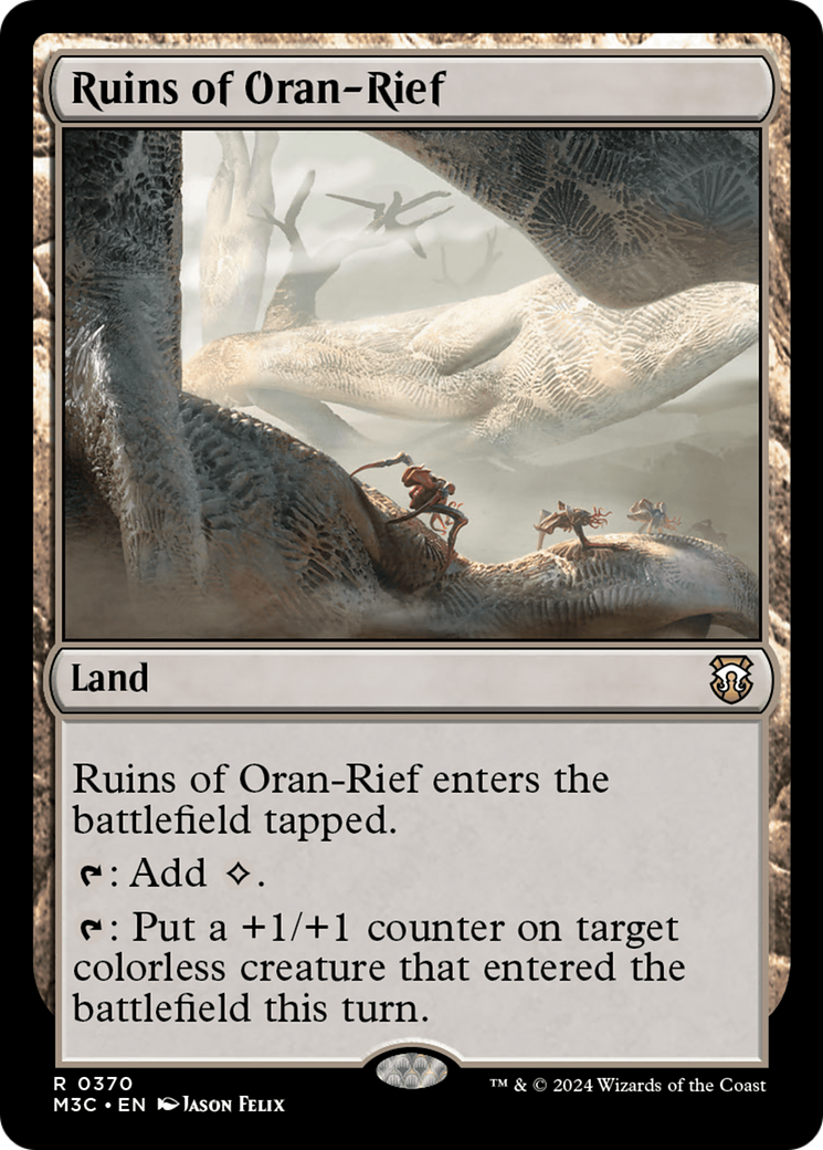 Ruins of Oran-Rief (Ripple Foil) [Modern Horizons 3 Commander] | Exor Games Dartmouth