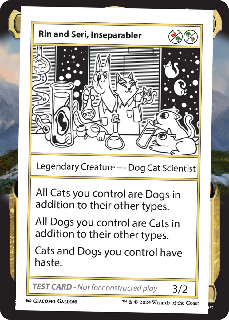 Rin and Seri, Inseparabler [Mystery Booster 2 Playtest Cards] | Exor Games Dartmouth