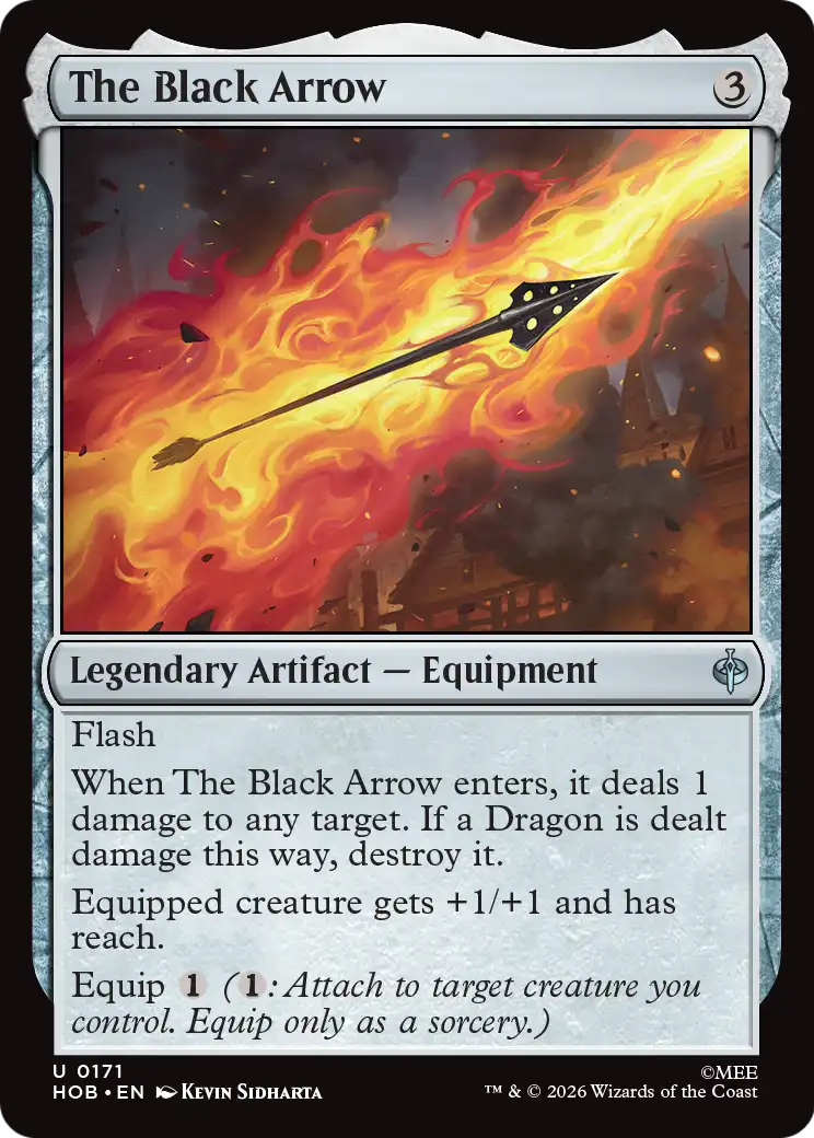 The Black Arrow [The Hobbit] | Exor Games Dartmouth